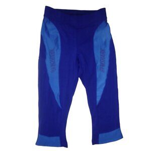 Gymshark Turbo‎ Cropped Leggings Cobalt Blue Women M Work Out Yoga NEW
